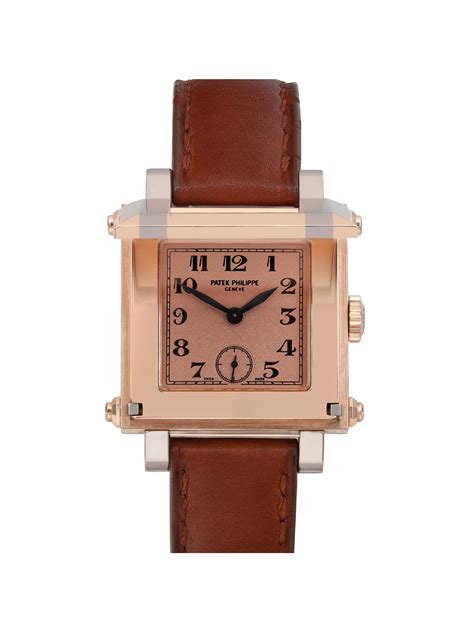 Patek Philippe Gondolo 28mm 18K Rose Gold Rose Dial Mens 